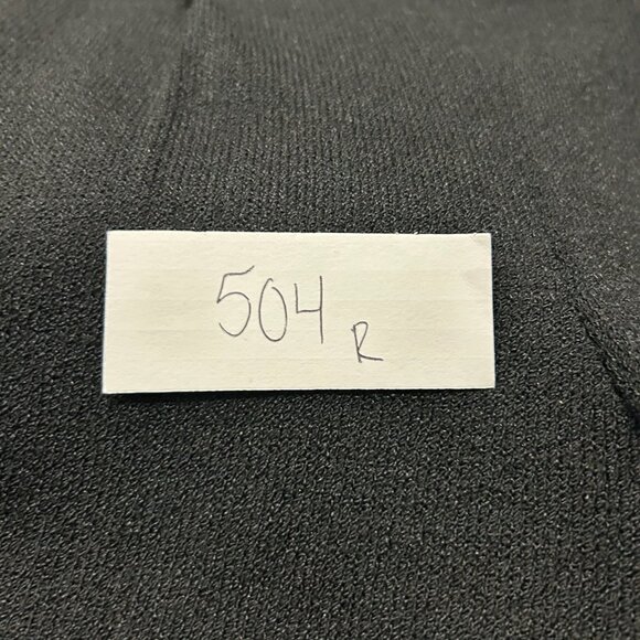 Wide-Leg Black Knit Pants Gray Stripe Accents Comfort Fit Stylish Design Sporty - Picture 6 of 7